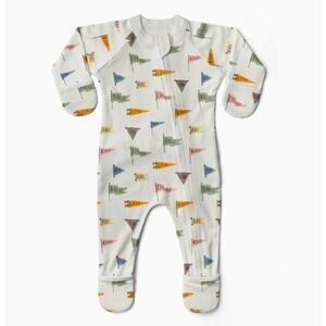 Goumi Affirmations Grow With You Footie Snug Fit 3-6 months NWT‎